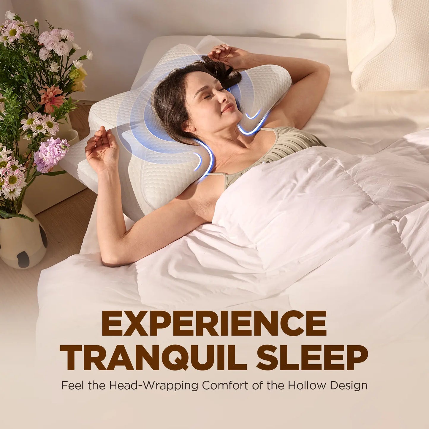 Orthopedic Winged Neck Pillow